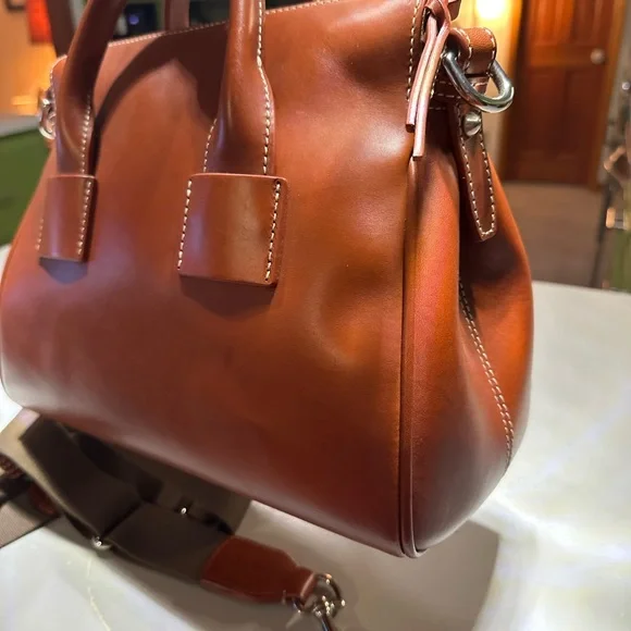 Dooney & Bourke Florentine Toscana Satchel in Ginger - Picture 2 of 7